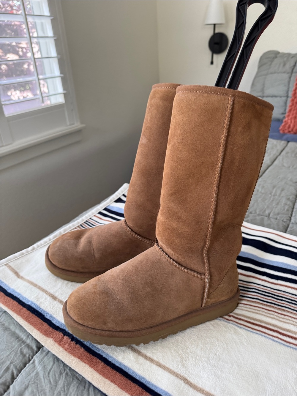 UGG Chestnut Tall Suede Winter Boots